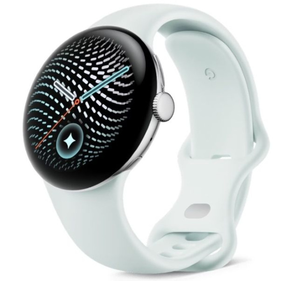 Умные часы Google Pixel Watch 5 45mm Wi-Fi Серый (Polished Silver/Fog)